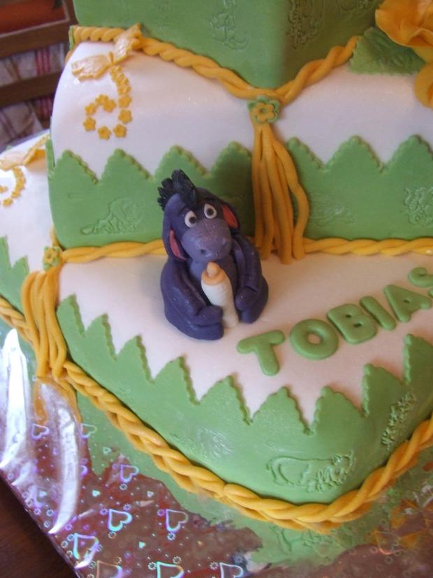 detail somárik ijáčik, torta, Torty na krstiny, Emily76, 1