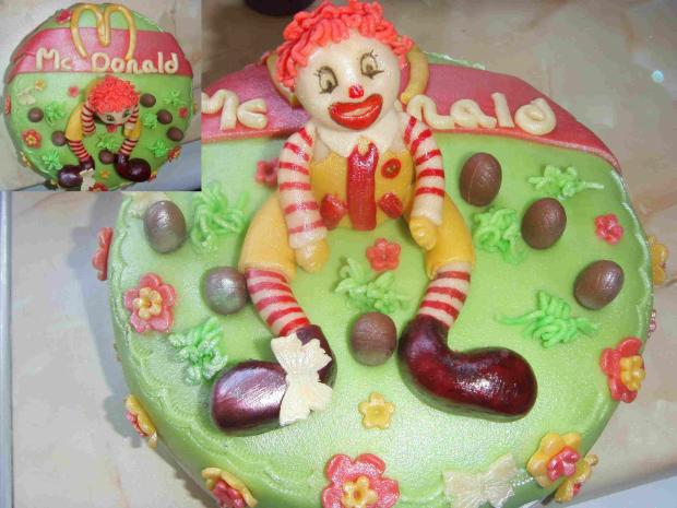 Ronald McDonald, torta, Veľkonočné torty, dandy22, 1