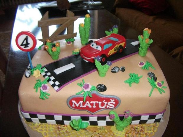 Blesk McQueen, torta, Rozprávkové torty, matahari, 1