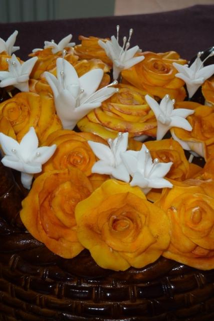 detail ružičky, torta, Narodeninové torty, zuzike, 1