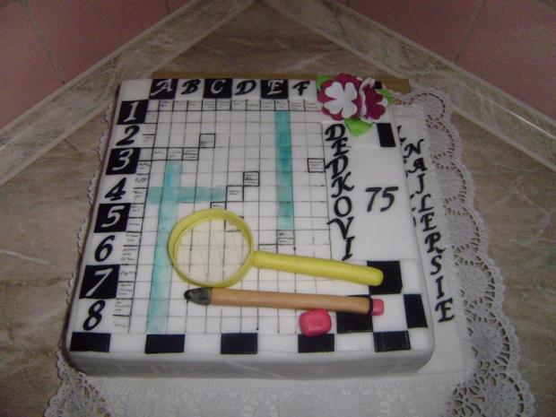 krížovky 2, torta, Narodeninové torty, evicka.h, 1
