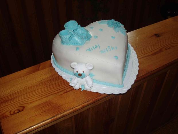 Macko pre Miška, torta, Torty na krstiny Macko pre Miška, torta, Torty na krstiny, vanilka 227, 1