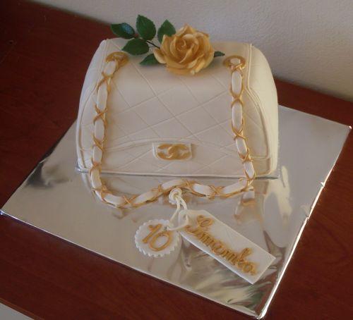 kabelka CHANEL , torta, Narodeninové torty kabelka CHANEL , torta, Narodeninové torty, mavera, 1