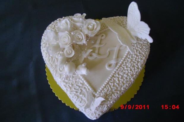 Svadobné srdce, torta, Svadobné torty Svadobné srdce, torta, Svadobné torty, Tamik, 1