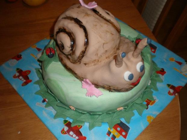slimák, torta, Torty so zvieratkami, timika, 1