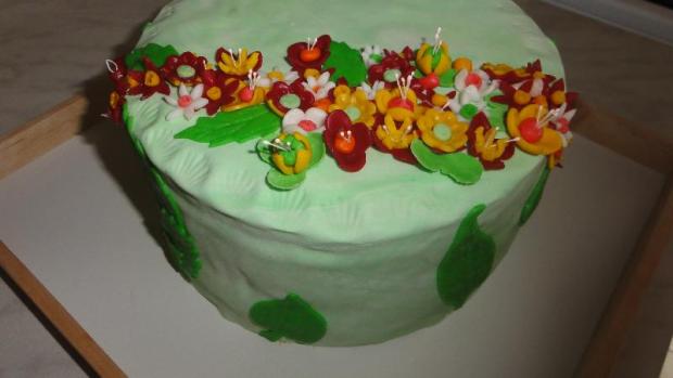 narodeninová s kvietkami, torta, Narodeninové torty, Macaca, 1