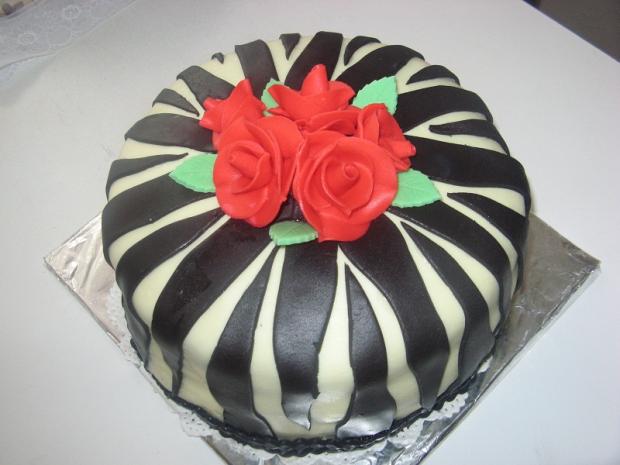 čierno-biela elegancia, torta, Narodeninové torty, katuska8057, 1