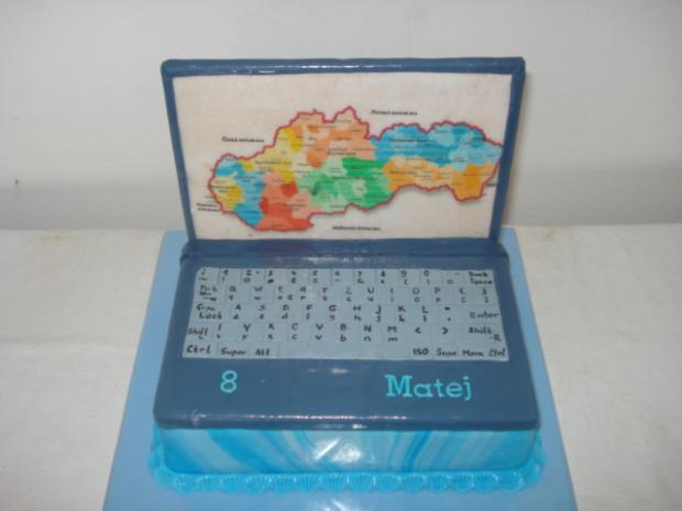 Notebook, torta, Narodeninové torty Notebook, torta, Narodeninové torty, Ivka71, 1