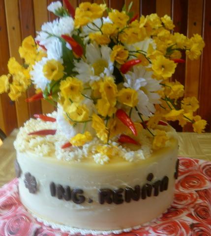 Torta kmotre = syrová, torta, Torty - škola, stužková Torta kmotre = syrová, torta, Torty - škola, stužková, FarmaTuška, 1