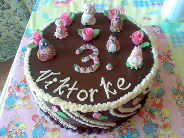 gulatá k 3 narodeninám, torta, Ostané torty pre deti, zabacka, 1