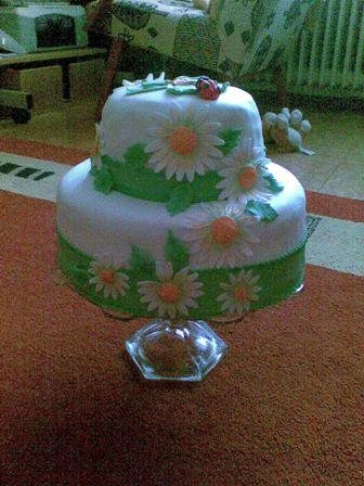 Jarný klobúčik, torta, Narodeninové torty Jarný klobúčik, torta, Narodeninové torty, slavienka, 1