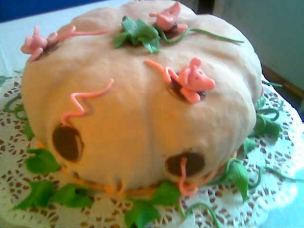 tekvica s myškami, torta, Netradičné torty tekvica s myškami, torta, Netradičné torty, janaky, 1