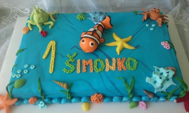 hľadá sa Nemo, torta, Rozprávkové torty, lucia311, 1