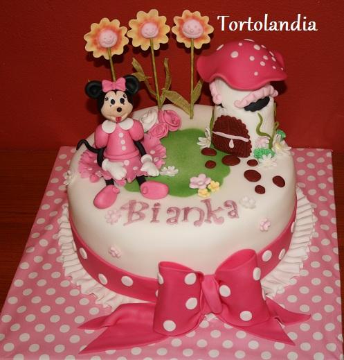Minnie a kvetinky, torta, Rozprávkové torty Minnie a kvetinky, torta, Rozprávkové torty, Aderiarleen, 1