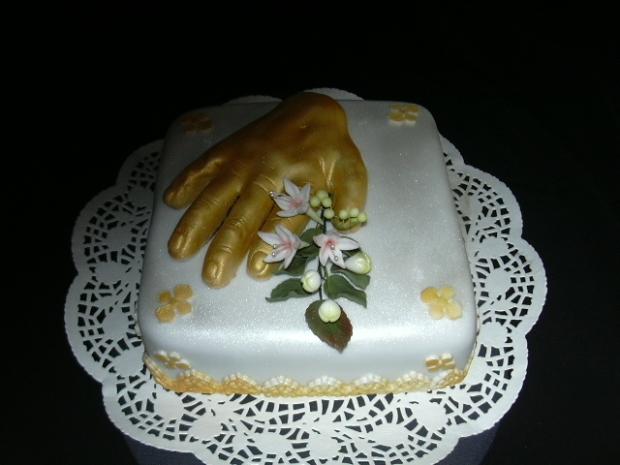 Zlata ruka 2,6kg, torta, Netradičné torty, MonikaPo, 1