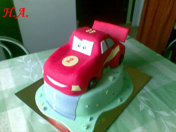 1 McQueen, torta, Torty autíčka, vláčiky, hajduovaandrea, 1