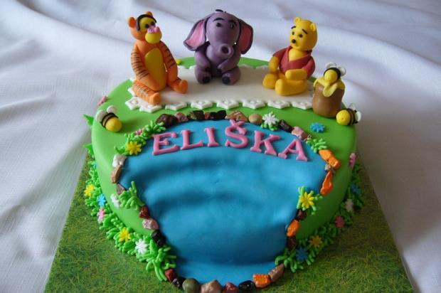 Macko Pu 3, torta, Rozprávkové torty, alinka871, 1