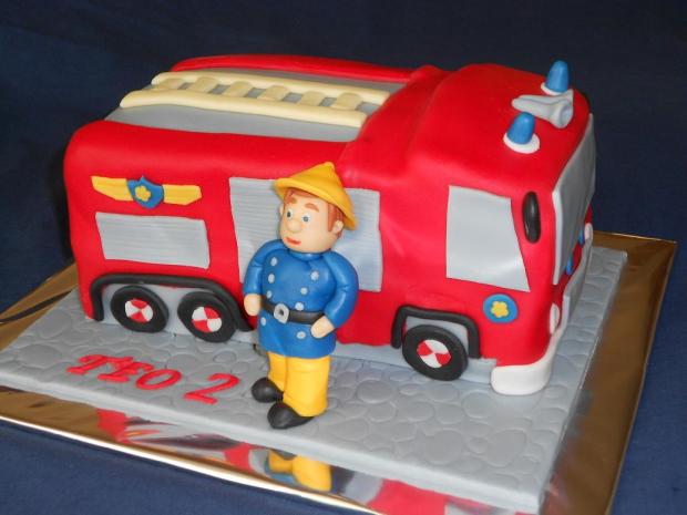požiarnik Sam, torta, Rozprávkové torty, anibas, 1