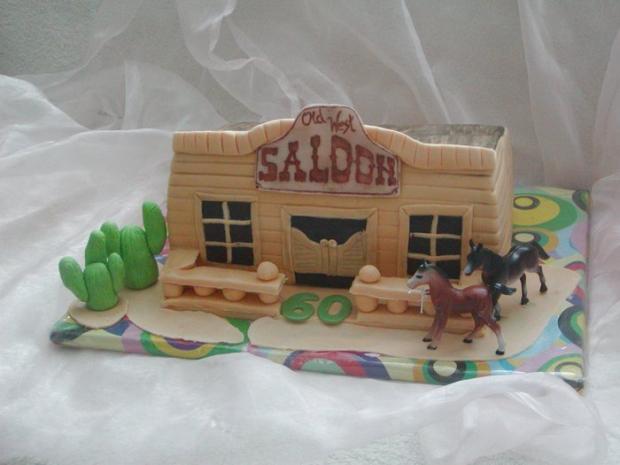 westernový saloon, torta, Netradičné torty westernový saloon, torta, Netradičné torty, , 1