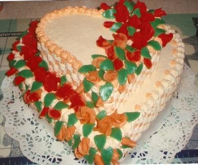 poschodové srdcia, torta, Narodeninové torty, maxinecka, 1