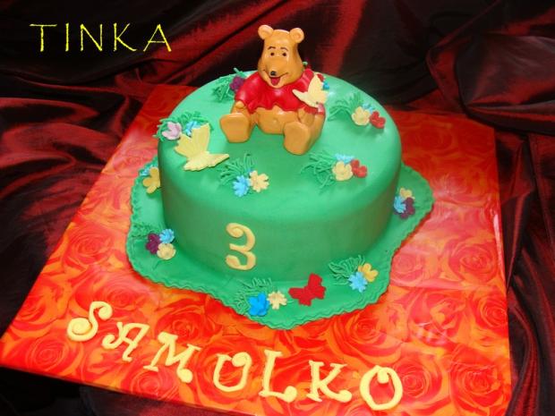 Macko Pu, torta, Rozprávkové torty, Tinka, 1