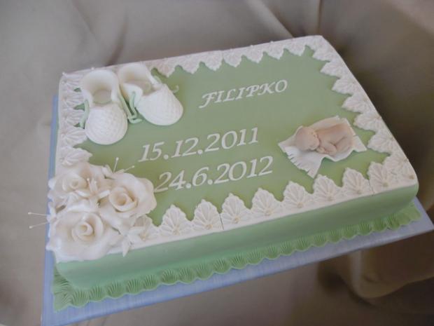 Na krst, torta, Torty na krstiny, Alenik, 1