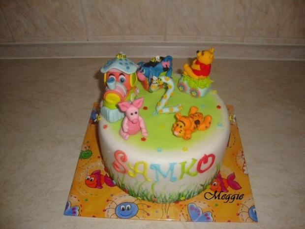 Macko Pooh, torta, Rozprávkové torty Macko Pooh, torta, Rozprávkové torty, Meggie, 1