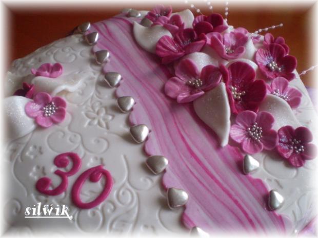 Detail kvetov, torta, Ozdoby na torty, silwik, 1