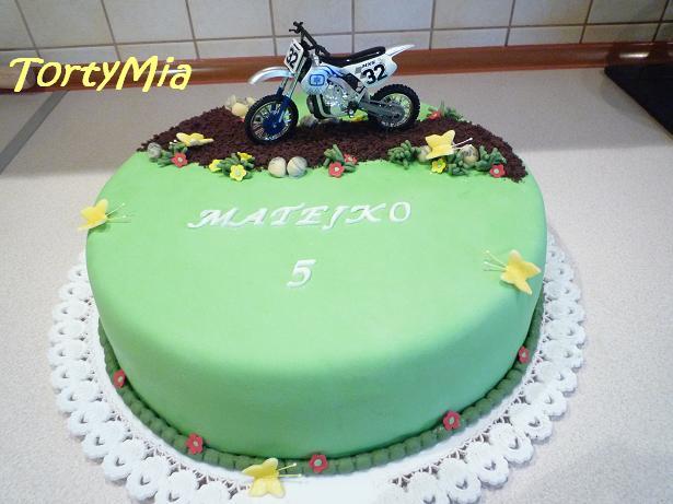 S Motorkou, torta, Torty autíčka, vláčiky, TortyMia, 1