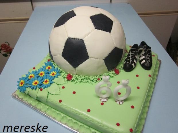 fotbalka k 60tke, torta, Narodeninové torty, Mereske, 1