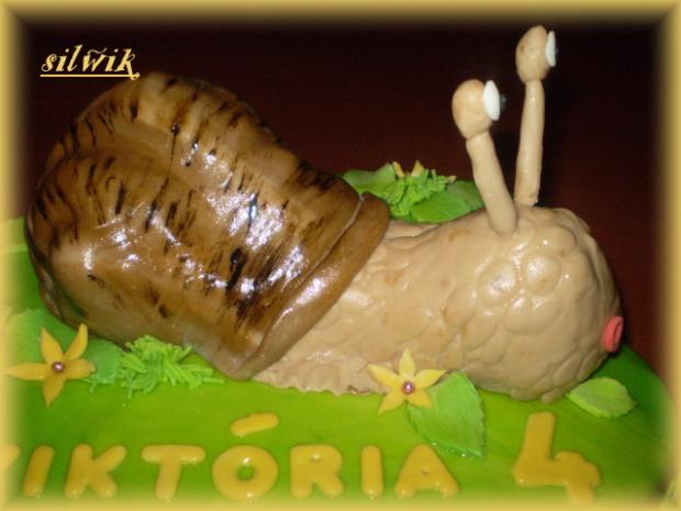 Slimáčik Máčik - detail, torta, silwik, 1
