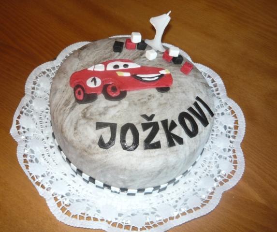 McQueen, torta, Torty autíčka, vláčiky, ivy, 1