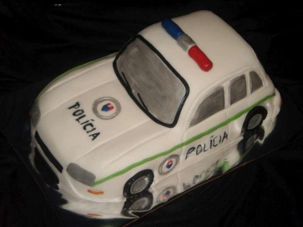 policajné auto , torta, akinom, 1