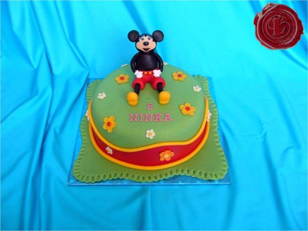 Mickey Mouse pre Ninku, torta, Rozprávkové torty Mickey Mouse pre Ninku, torta, Rozprávkové torty, lenkafab, 1