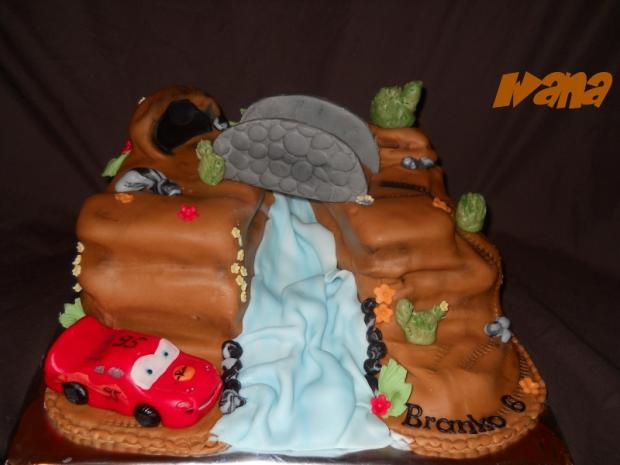 Mc Queen v krajinke II., torta, Rozprávkové torty Mc Queen v krajinke II., torta, Rozprávkové torty, Ivana111111, 1