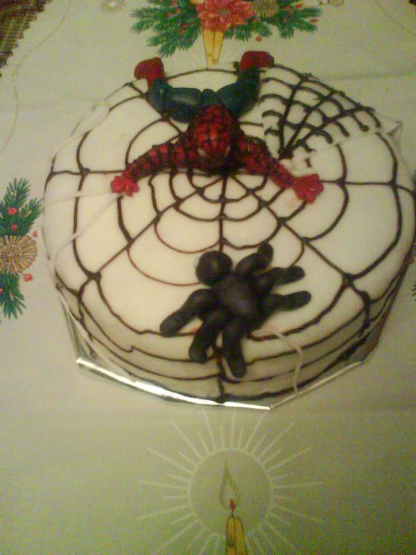 Spiderman , torta, Rozprávkové torty, mazda, 1
