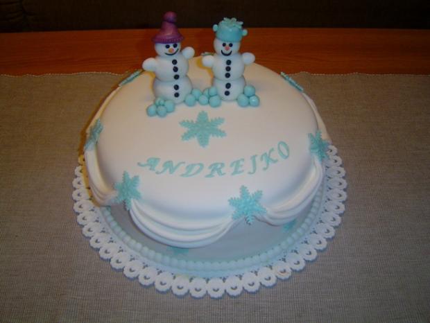 Narodeninová so snehuliakmi, torta, Ostané torty pre deti Narodeninová so snehuliakmi, torta, Ostané torty pre deti, jaja64, 1