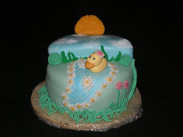 Pre Kačenky, torta, rybca, 1