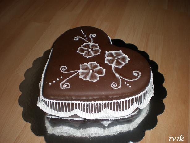 srdiecko, torta, Čokoládové torty srdiecko, torta, Čokoládové torty, ivik, 1