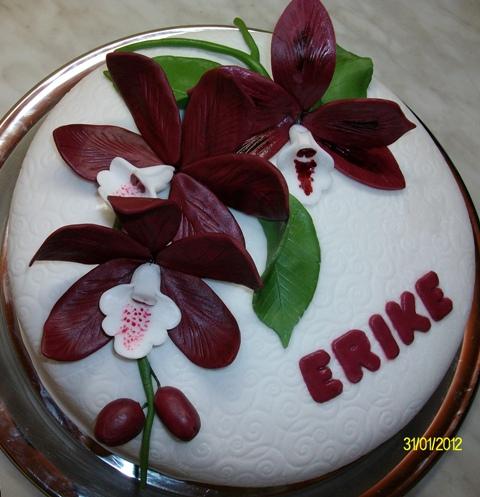 Orchidea, torta, Narodeninové torty, adadonathova, 1