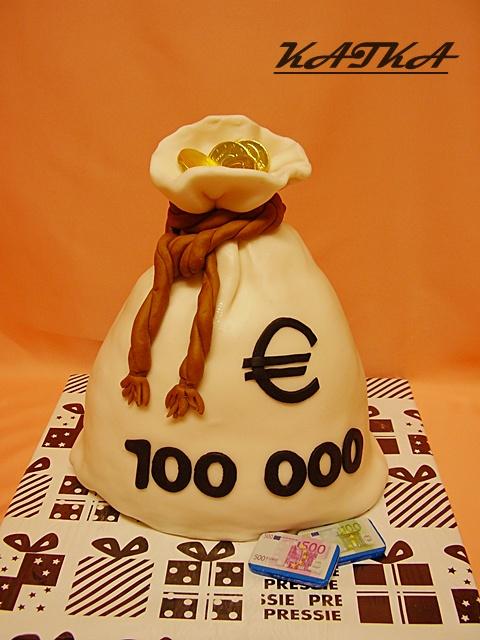 vrece plné peňazí:-), torta, Narodeninové torty vrece plné peňazí:-), torta, Narodeninové torty, Katka Ozsvaldova, 1