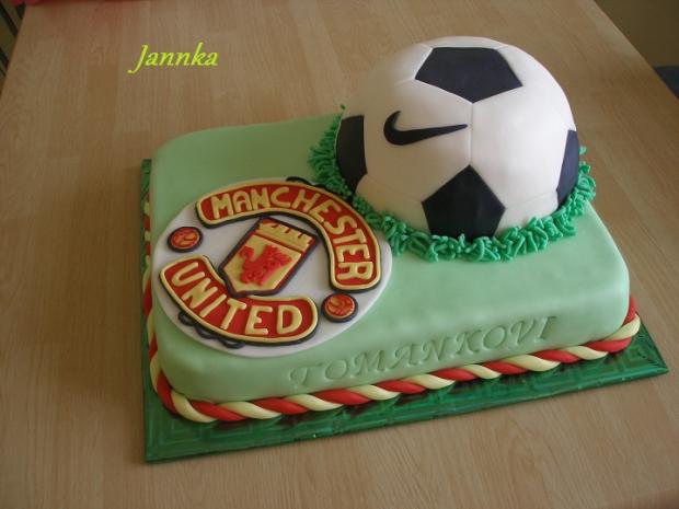 MANCHESTER UNITED, torta, Narodeninové torty MANCHESTER UNITED, torta, Narodeninové torty, Jannka, 1