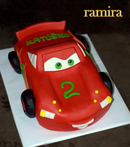 Mac Queen, torta, Torty autíčka, vláčiky, ramira, 1
