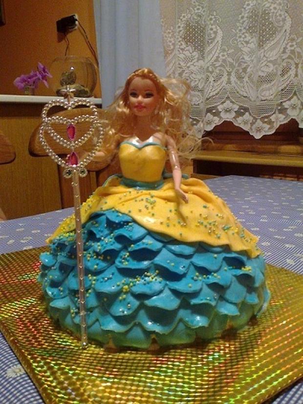 barbie, torta, Torty pre dievčatá, jarmila spiriakova, 1