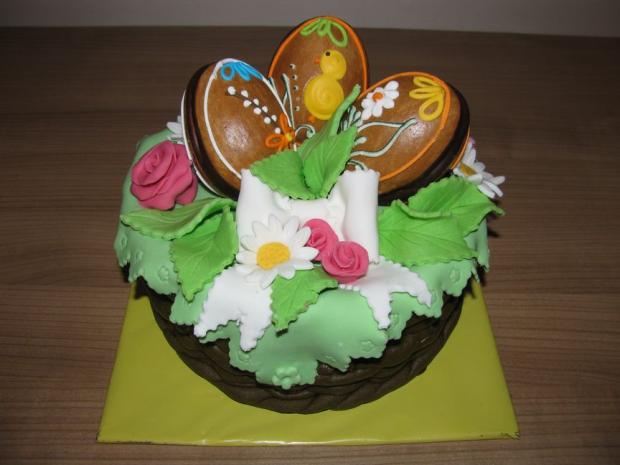 Mini veľkonočná  gaštanová, torta, Veľkonočné torty, KatyM, 1