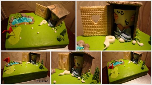 pre 40., ktory ma rad golf a zaroven rad cita na toalete :-), torta, Narodeninové torty pre 40., ktory ma rad golf a zaroven rad cita na toalete :-), torta, Narodeninové torty, s.zuzana, 1