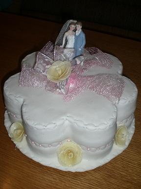 svadobná s mašlou, torta, Svadobné torty, Ivka29, 1