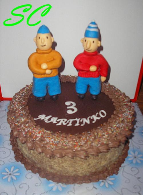 klasika na želanie PAT A MAT, torta, Rozprávkové torty, sslavica, 1