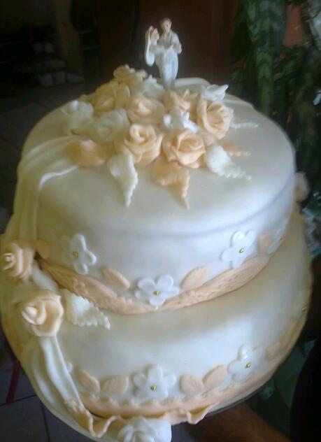 svadobna kremova, torta, Svadobné torty svadobna kremova, torta, Svadobné torty, Lenocka24, 1