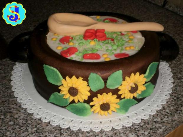 Hrniec s polievkou, torta, Narodeninové torty Hrniec s polievkou, torta, Narodeninové torty, Janka.S, 1